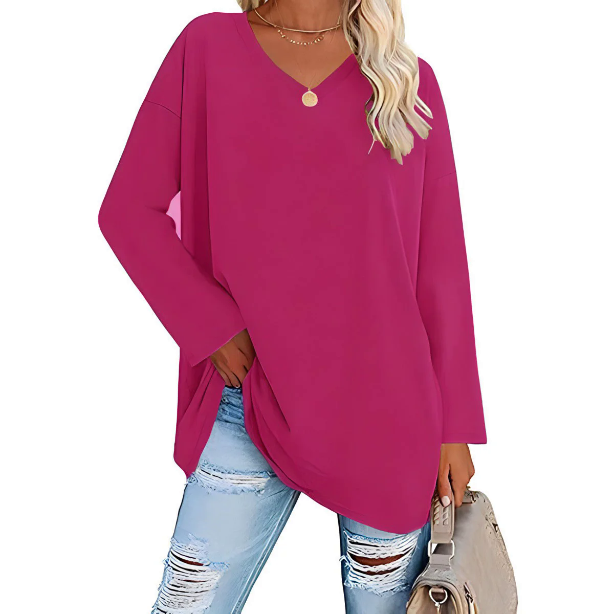 Fashion Canberra I Alysée Relaxed V-Neck Sweater Fashion Canberra I Alysée Relaxed V-Neck Sweater