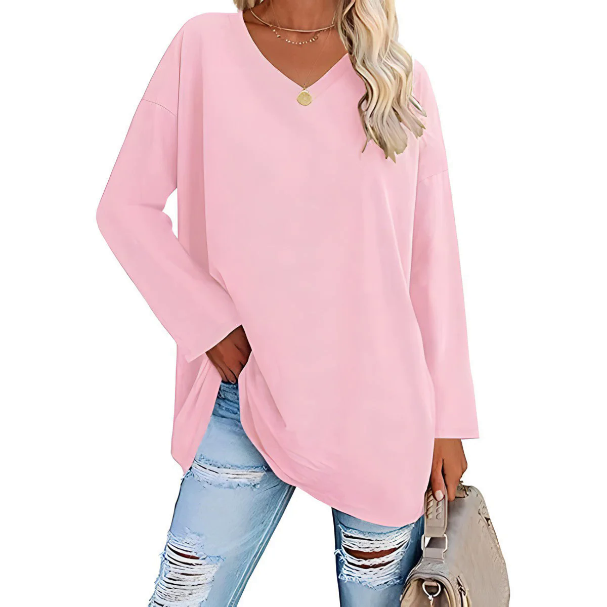 Fashion Canberra I Alysée Relaxed V-Neck Sweater Fashion Canberra I Alysée Relaxed V-Neck Sweater