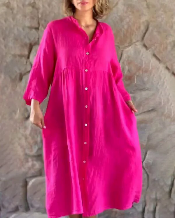 Fashion Canberra I Sanda Loose Shirt Dress Fashion Canberra I Sanda Loose Shirt Dress