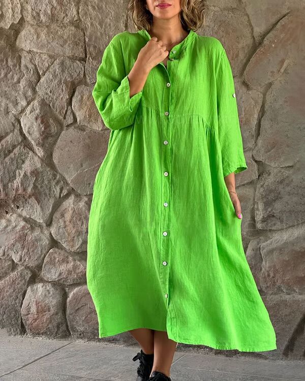 Fashion Canberra I Sanda Loose Shirt Dress Fashion Canberra I Sanda Loose Shirt Dress